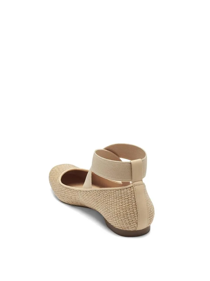 Women Flats Jessica Simpson Mandalaye Ballet Flat In Natural Woven Natural