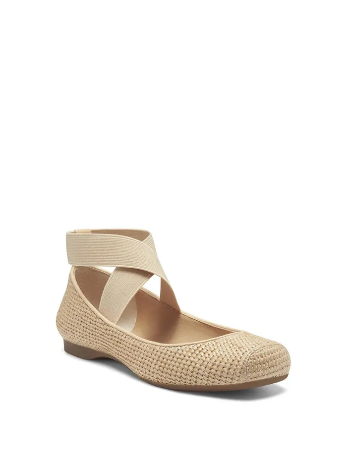 Women Flats Jessica Simpson Mandalaye Ballet Flat In Natural Woven Natural