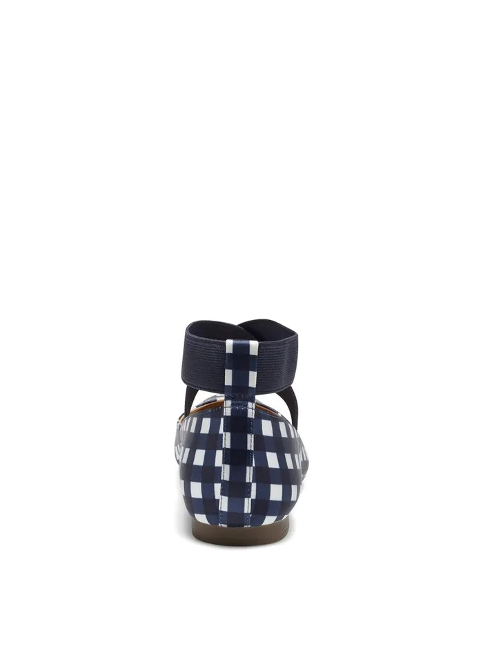 Women Flats Jessica Simpson Mandalaye Ballet Flat In Navy Check Navy Check
