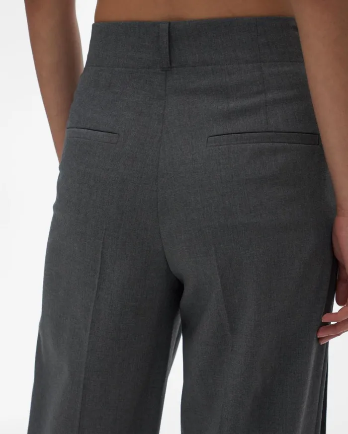 Women Folded Pant Light Grey Melange Helmut Lang Pants