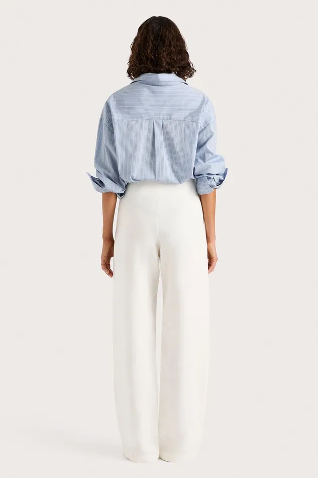 Women Freja Shirt Blue Pinstripe Faithfull The Brand Tops Women Freja Shirt Blue Pinstripe Faithfull The Brand Tops