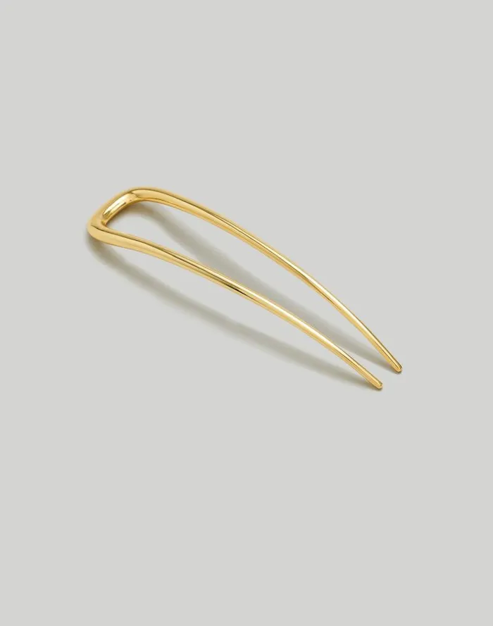 Women French Hair Pin Pale Gold Madewell Hair Accessories