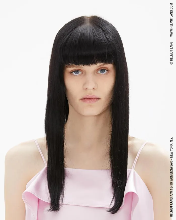 Women FRONT DRAPE SATIN TOP Rose Quartz Helmut Lang Tops