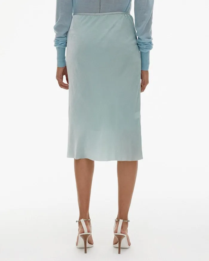 Women Front Velvet Slip Skirt Foam Helmut Lang Skirts