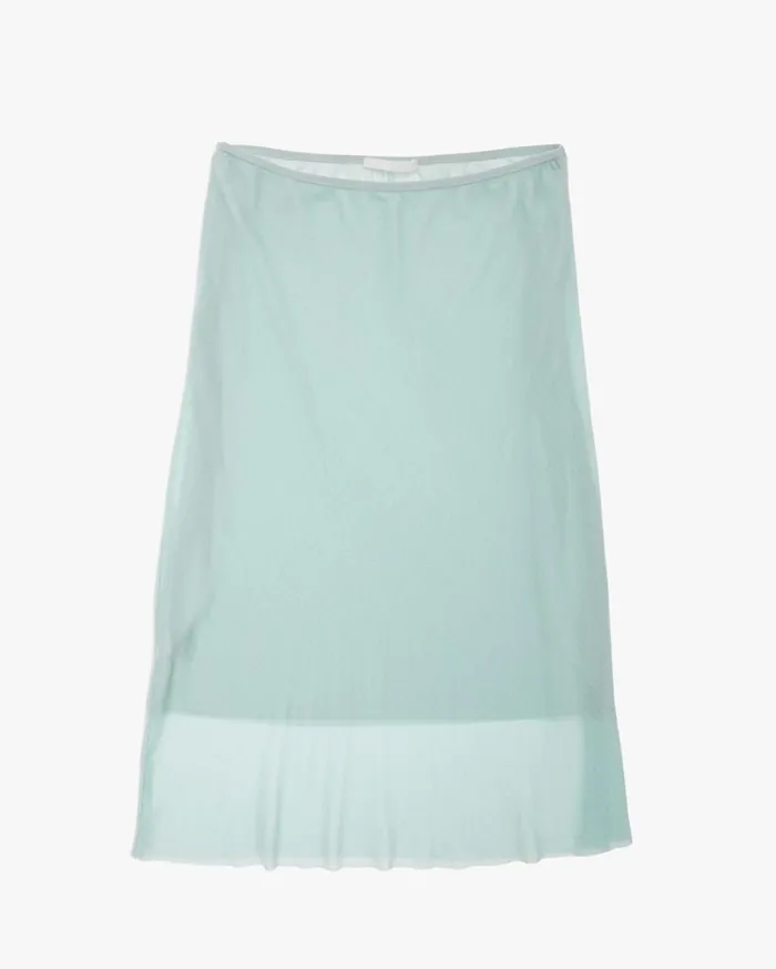 Women Front Velvet Slip Skirt Foam Helmut Lang Skirts