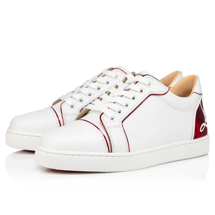 Women Fun Vieira Sneakers 8211 Calf Leather Patent Calf Leather Pyschic And Nappa Leather 8211 Bianco Bianco Christian Louboutin Sneakers Women Fun Vieira Sneakers 8211 Calf Leather Patent Calf Leather Pyschic And Nappa Leather 8211 Bianco Bianco Christian Louboutin Sneakers
