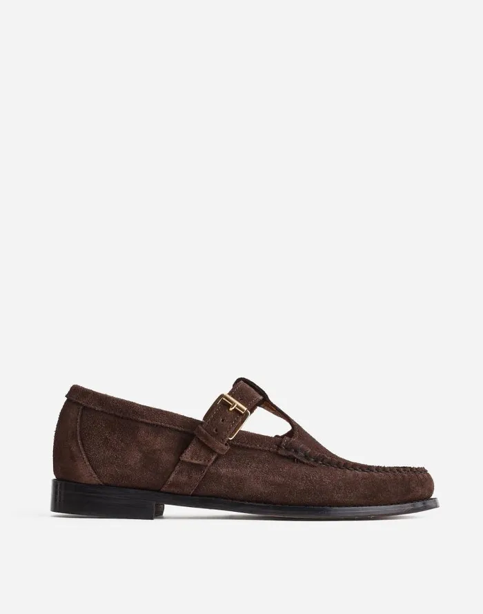 Women GHBASS Mary Jane Weejuns Loafers Brown Madewell Flats and Loafers