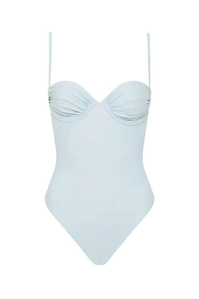 Women Gabriela One Piece Sky Blue Faithfull The Brand Swim Women Gabriela One Piece Sky Blue Faithfull The Brand Swim