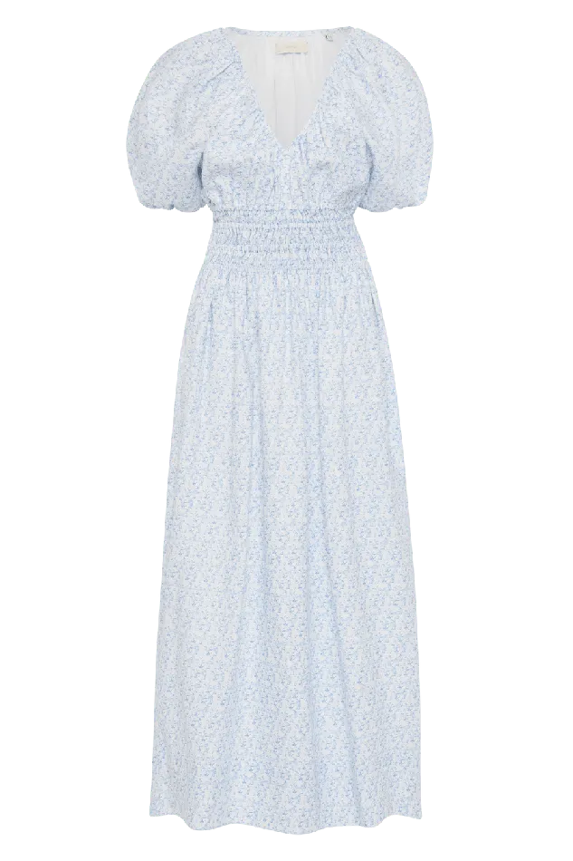 Women Geriba Maxi Dress Leilani Mid Blue Faithfull The Brand Dresses Women Geriba Maxi Dress Leilani Mid Blue Faithfull The Brand Dresses
