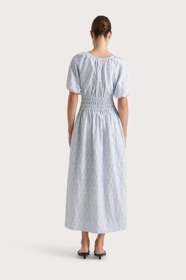 Women Geriba Maxi Dress Leilani Mid Blue Faithfull The Brand Dresses Women Geriba Maxi Dress Leilani Mid Blue Faithfull The Brand Dresses