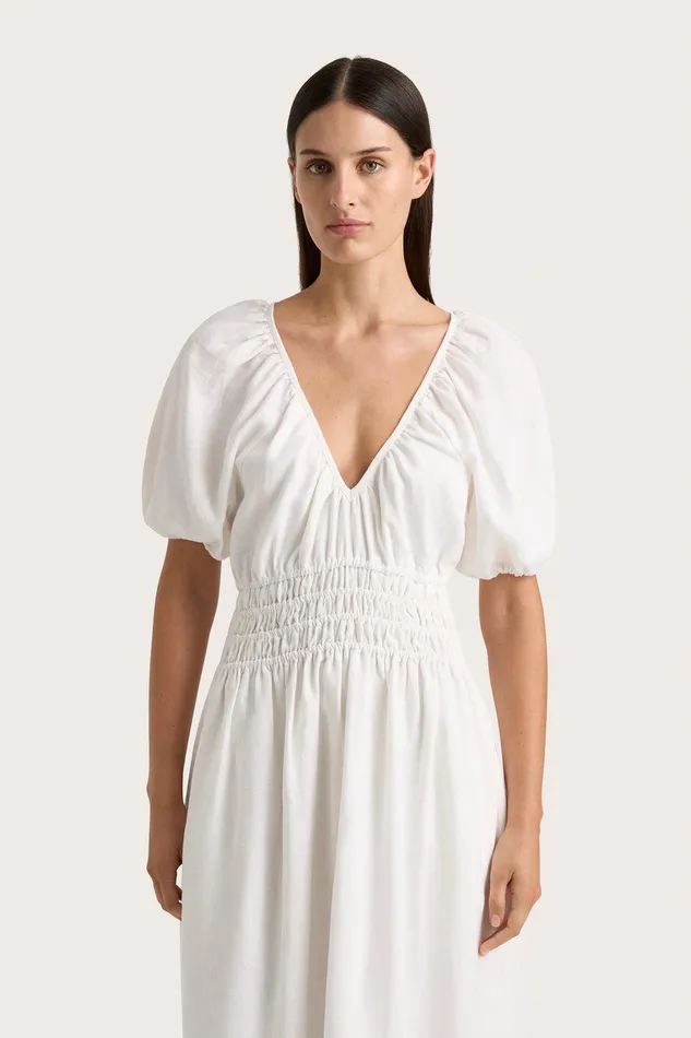 Women Geriba Maxi Dress White Faithfull The Brand Dresses Women Geriba Maxi Dress White Faithfull The Brand Dresses