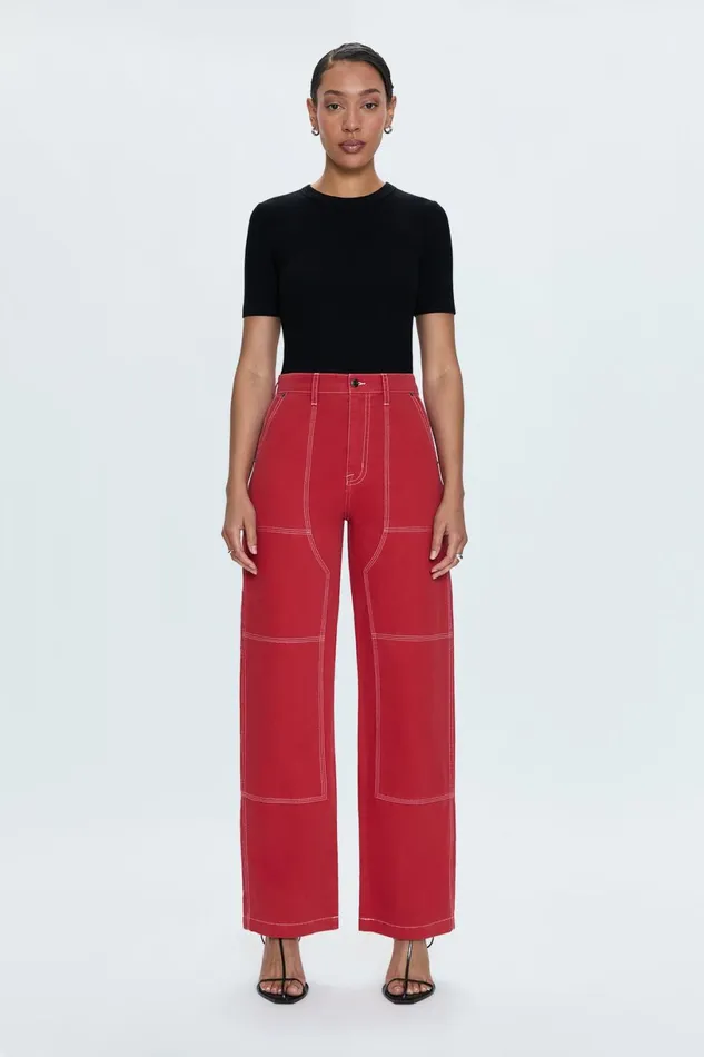 Women Grady Carpenter Pant 8211 Rouge Pistola Denim Pants