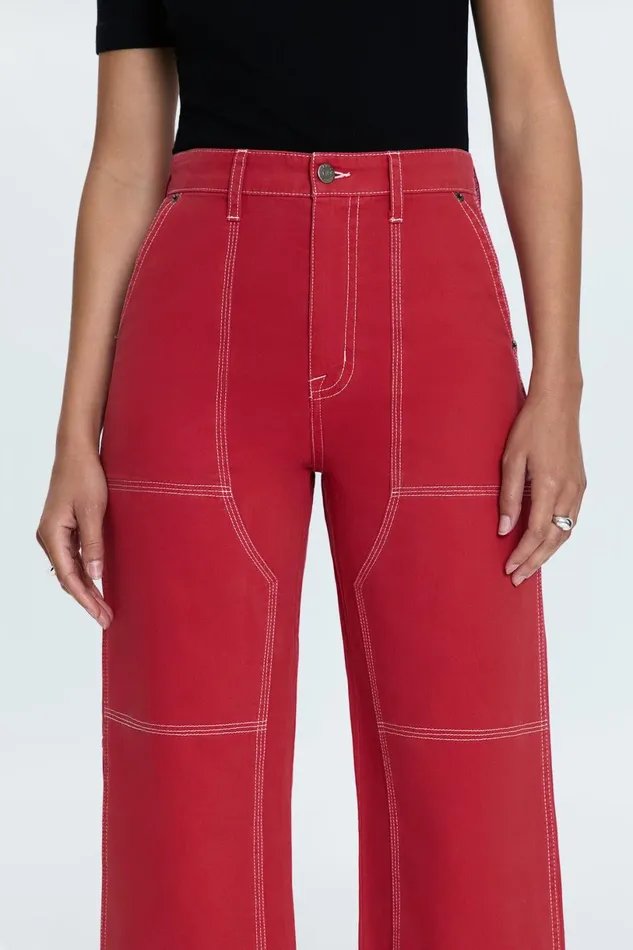 Women Grady Carpenter Pant 8211 Rouge Pistola Denim Pants