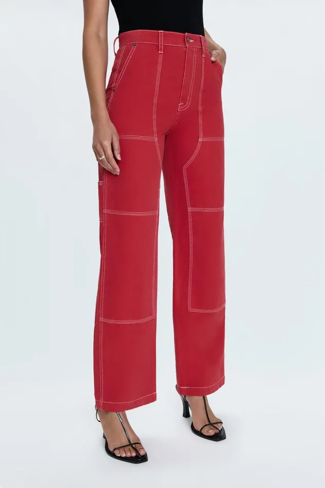 Women Grady Carpenter Pant 8211 Rouge Pistola Denim Pants