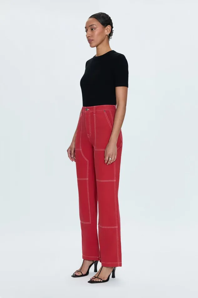 Women Grady Carpenter Pant 8211 Rouge Pistola Denim Pants