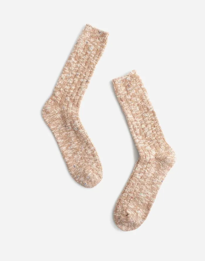 Women Heathered Trouser Socks Soft Fawn Madewell Socks