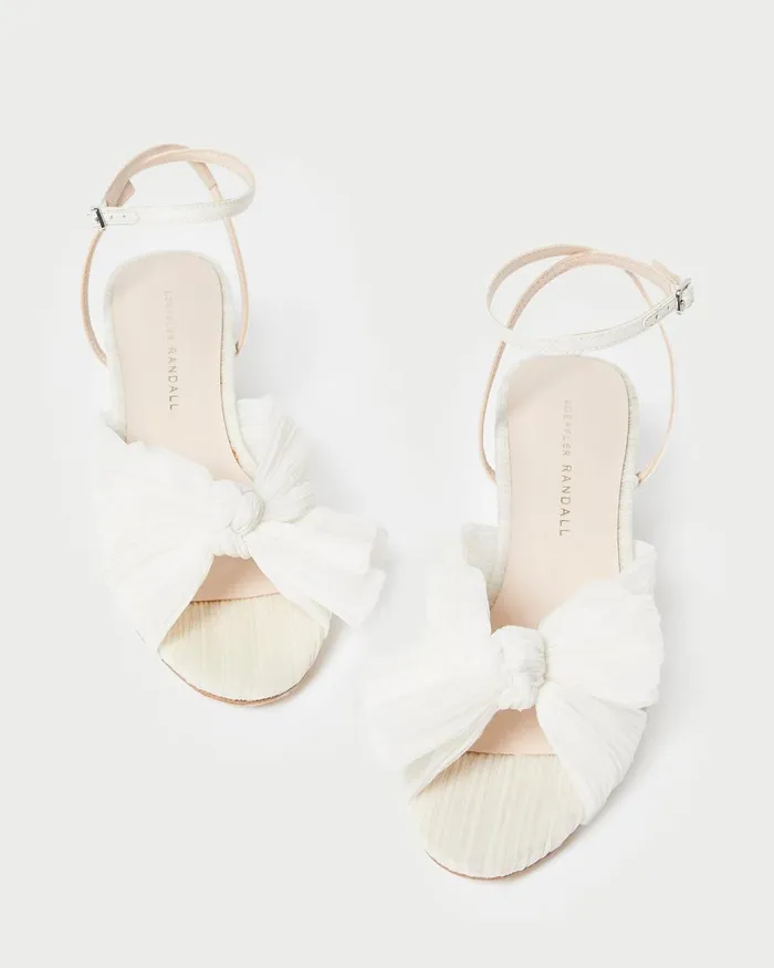 Women Heeled Sandals Loeffler Randall Dahlia Bow Low Heel With Women Heeled Sandals Loeffler Randall Dahlia Bow Low Heel With
