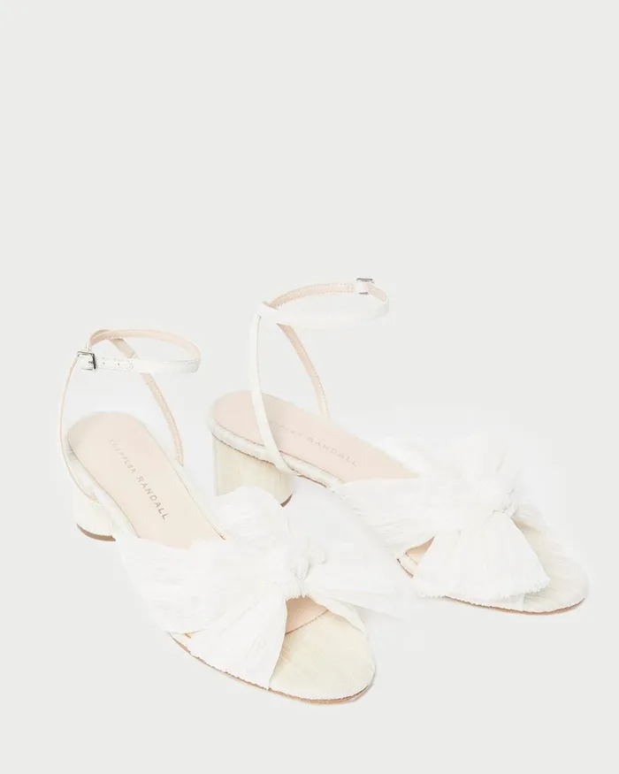 Women Heeled Sandals Loeffler Randall Dahlia Bow Low Heel With Women Heeled Sandals Loeffler Randall Dahlia Bow Low Heel With