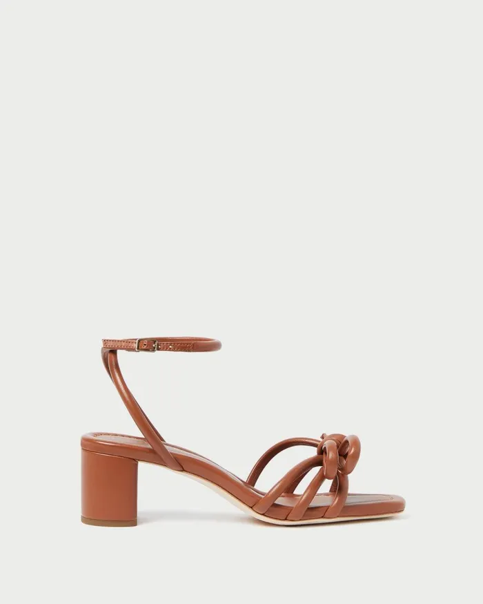 Women Heeled Sandals Loeffler Randall Mikel Timber Bow MidHeel Sandal L Heeled Sandals L Footwear