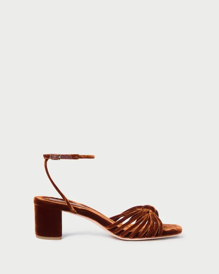 Women Heeled Sandals Loeffler Randall Olivia Sienna Knot MidHeel Sandal