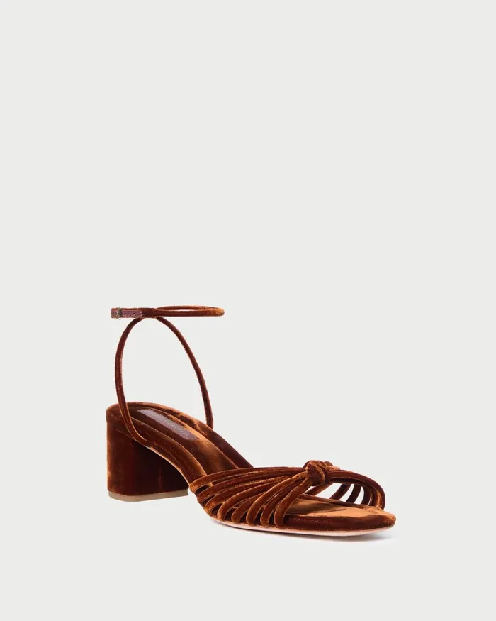 Women Heeled Sandals Loeffler Randall Olivia Sienna Knot MidHeel Sandal Women Heeled Sandals Loeffler Randall Olivia Sienna Knot MidHeel Sandal