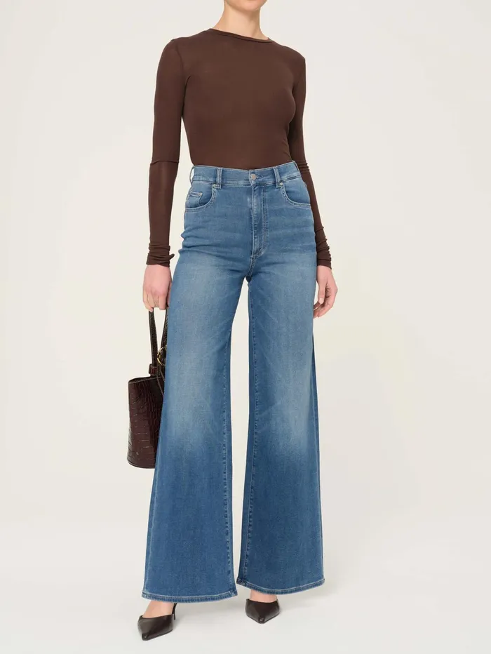 Women Hepburn Wide Leg High Rise 32034 Jeans DL1961 Wide