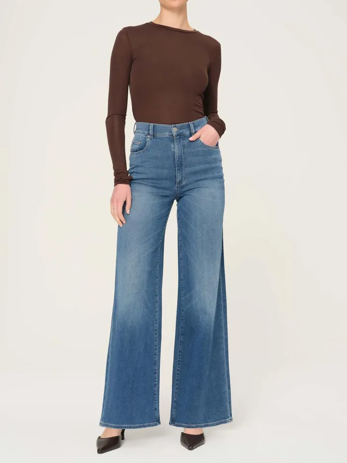 Women Hepburn Wide Leg High Rise 32034 Jeans DL1961 Wide