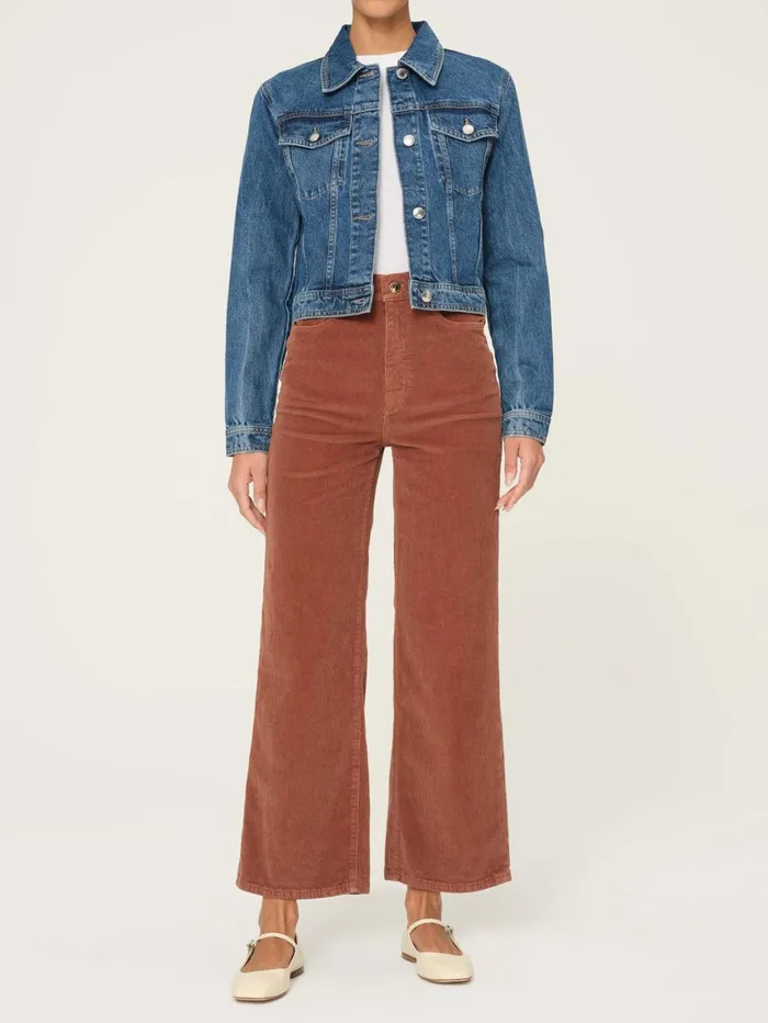 Women Hepburn Wide Leg High Rise Ankle DL1961 Wide