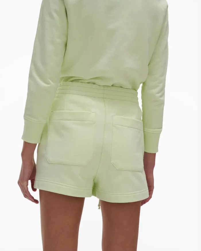 Women High Sweat Short Electric Green Helmut Lang Shorts