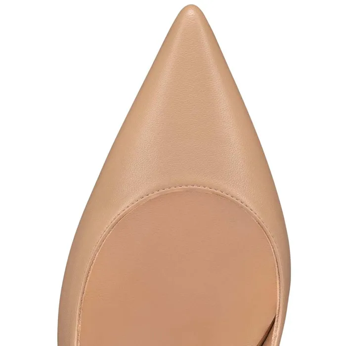 Women Hot Chick Sling 100 Mm Pumps 8211 Nappa Leather 8211 Nude 1 Nude Christian Louboutin Pumps