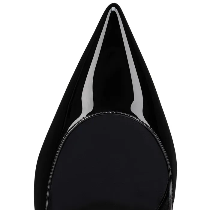 Women Hot Chick Sling 70 Mm Pumps 8211 Patent Leather 8211 Black Black Christian Louboutin Pumps