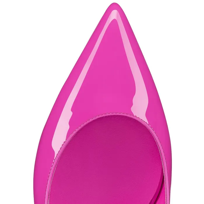 Women Hot Chickita Sling Ballerinas 8211 Patent Leather 8211 Bolerose Pink Christian Louboutin Flats