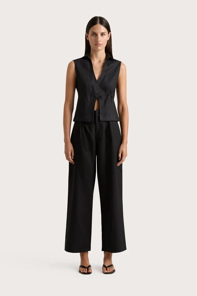 Women Ida Pant Black Faithfull The Brand Pants Women Ida Pant Black Faithfull The Brand Pants