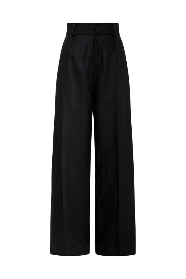 Women Ida Pant Black Faithfull The Brand Pants Women Ida Pant Black Faithfull The Brand Pants