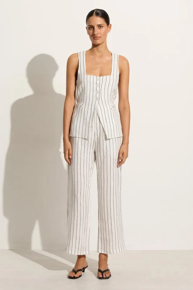 Women Ida Pants Trani Stripe Faithfull The Brand Pants
