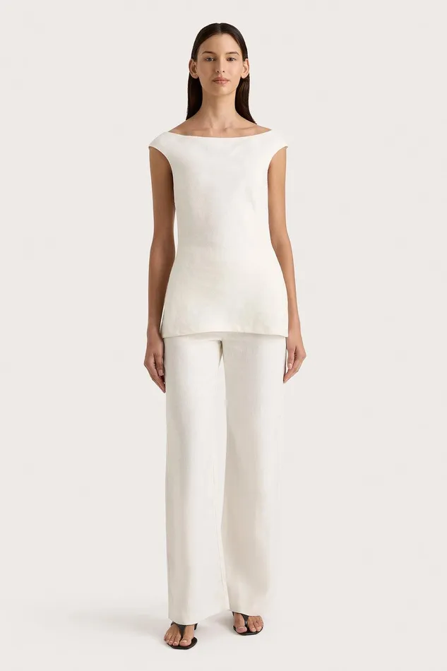 Women Ilride Top White Faithfull The Brand Tops