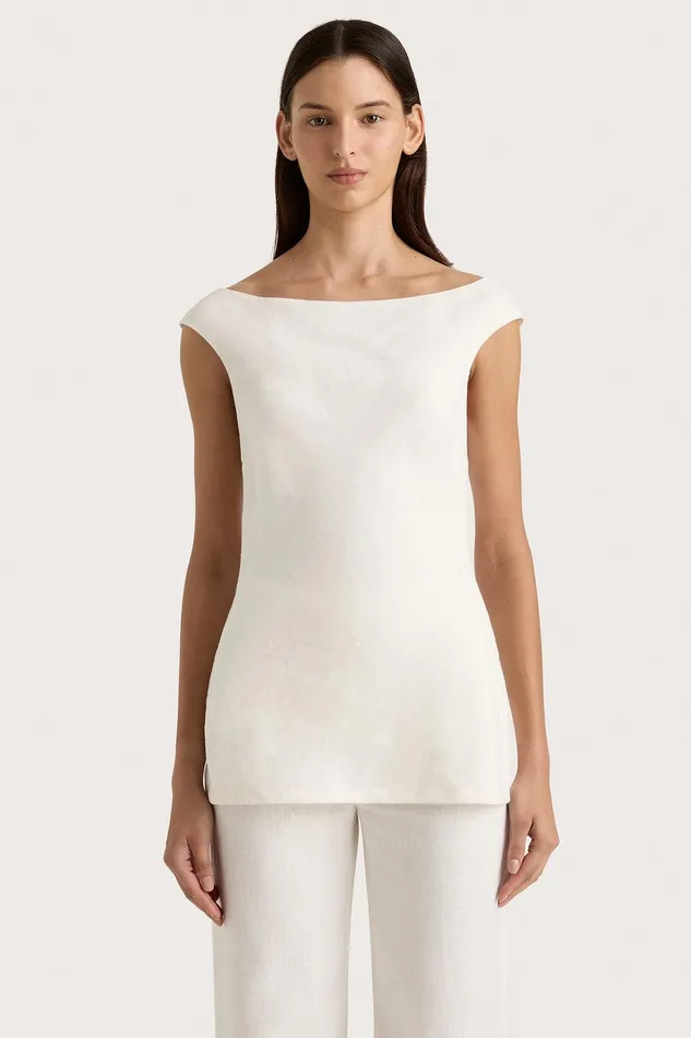 Women Ilride Top White Faithfull The Brand Tops Women Ilride Top White Faithfull The Brand Tops