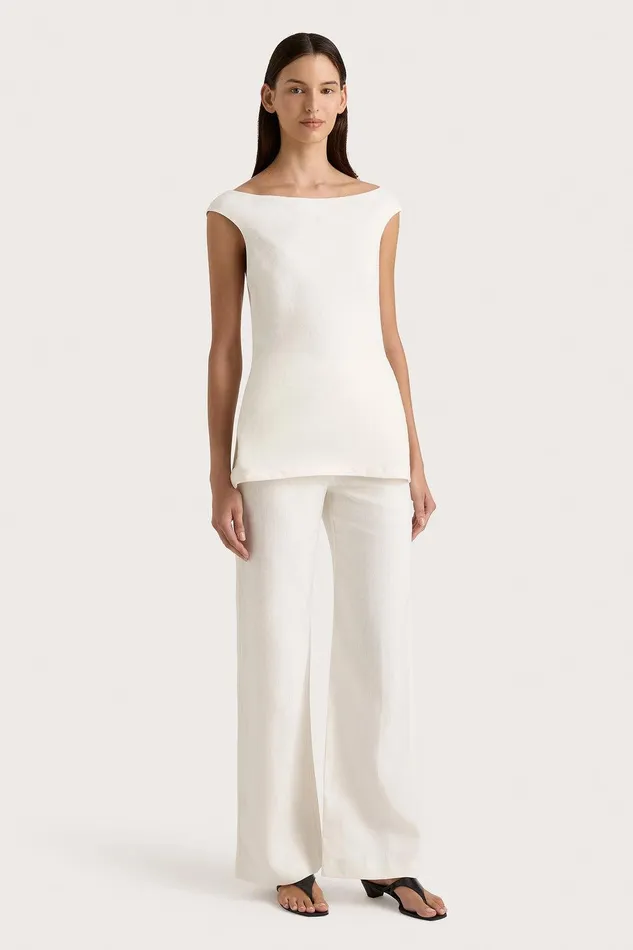 Women Ilride Top White Faithfull The Brand Tops Women Ilride Top White Faithfull The Brand Tops
