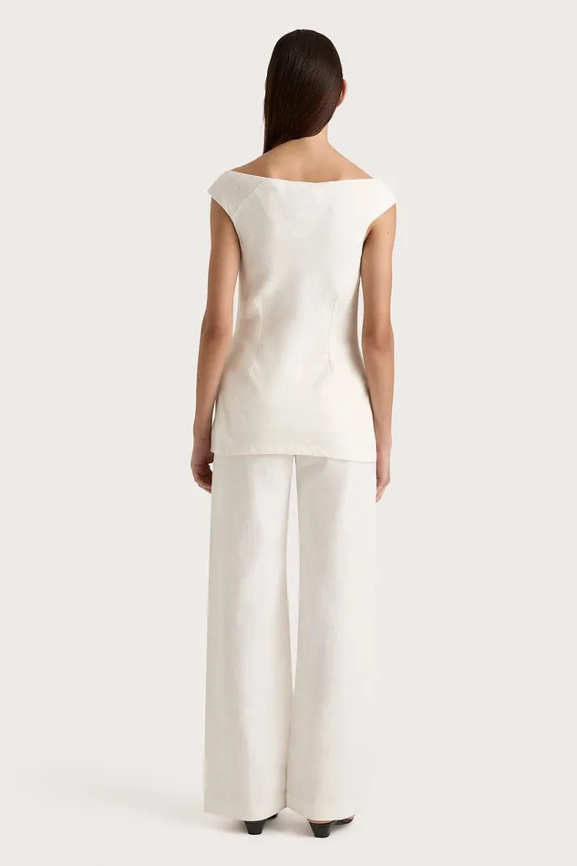 Women Ilride Top White Faithfull The Brand Tops Women Ilride Top White Faithfull The Brand Tops