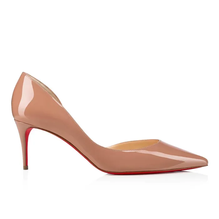 Women Iriza 70 Mm Pumps 8211 Patent Calf 8211 Nude Nude Christian Louboutin Pumps