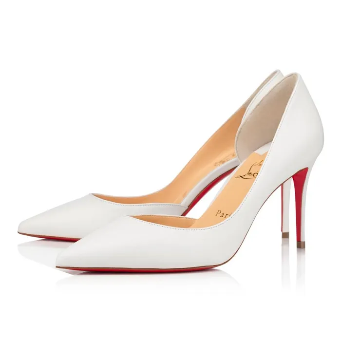 Women Iriza 85 Mm Pumps 8211 Nappa Leather 8211 Bianco White Christian Louboutin Pumps Women Iriza 85 Mm Pumps 8211 Nappa Leather 8211 Bianco White Christian Louboutin Pumps