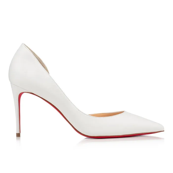 Women Iriza 85 Mm Pumps 8211 Nappa Leather 8211 Bianco White Christian Louboutin Pumps