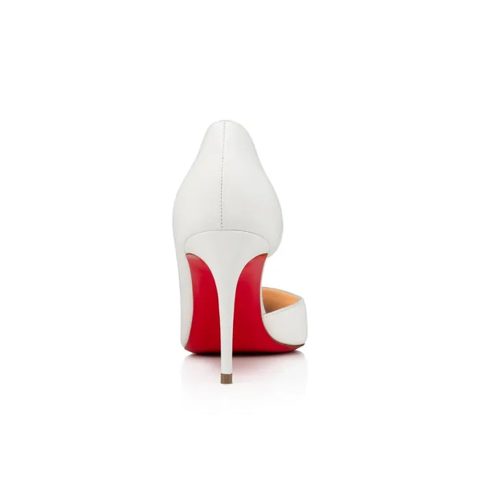 Women Iriza 85 Mm Pumps 8211 Nappa Leather 8211 Bianco White Christian Louboutin Pumps