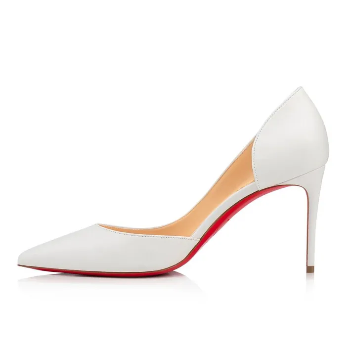 Women Iriza 85 Mm Pumps 8211 Nappa Leather 8211 Bianco White Christian Louboutin Pumps
