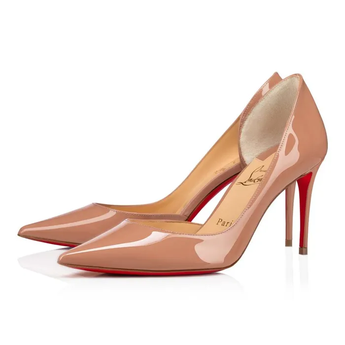 Women Iriza 85 Mm Pumps 8211 Patent Calf Leather 8211 Nude Nude Christian Louboutin Pumps Women Iriza 85 Mm Pumps 8211 Patent Calf Leather 8211 Nude Nude Christian Louboutin Pumps