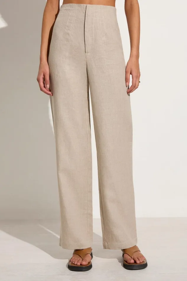 Women Isotta Pant Natural Faithfull The Brand Pants