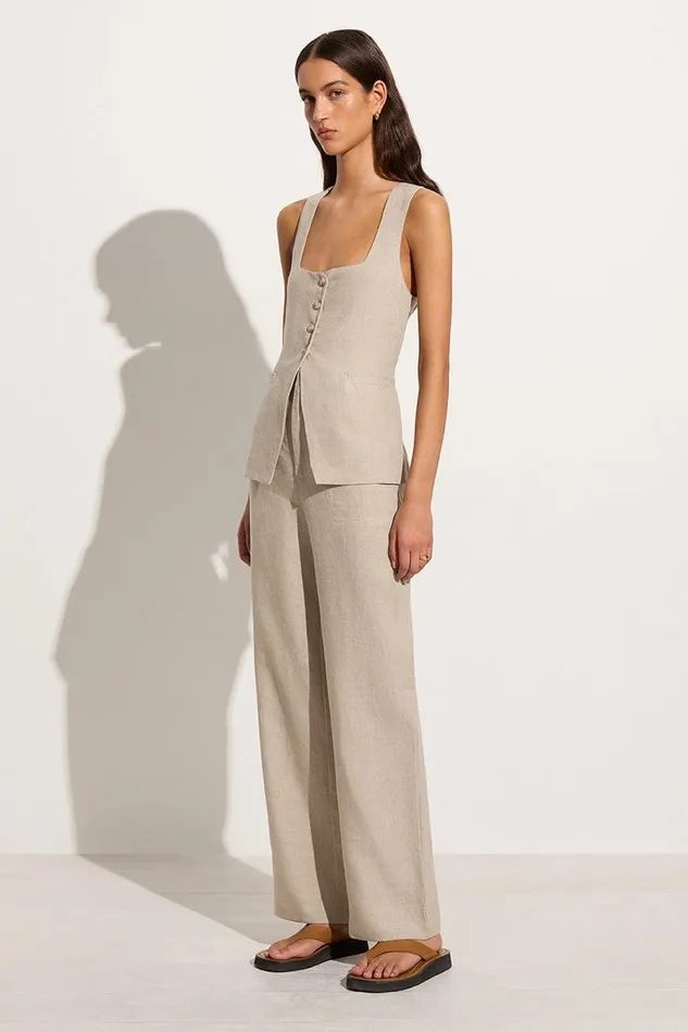 Women Isotta Pant Natural Faithfull The Brand Pants