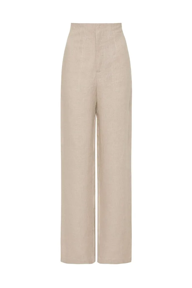 Women Isotta Pant Natural Faithfull The Brand Pants
