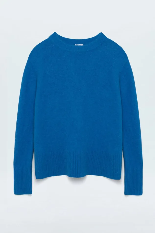 Women Ivy Sweater 8211 Azul Pistola Denim Sweaters and Knits