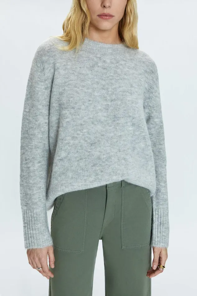 Women Ivy Sweater 8211 Soft Grey Pistola Denim Sweaters and Knits